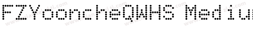 FZYooncheQWHS Medium字体转换